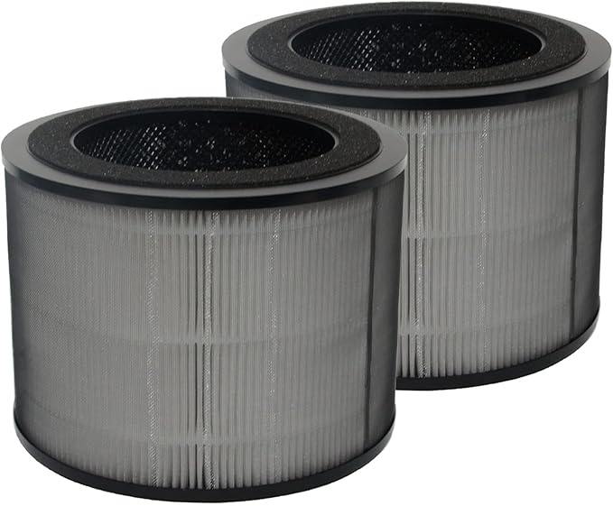 PUREBURG Replacement Filter Compatible with Dreo Macro Pro, Macro Pro S DR-HAP002 & Toshiba CAF-Z40US CAF-Z45US Air Purifiers,2-Pack H13 HEPA Air Clean VOCs