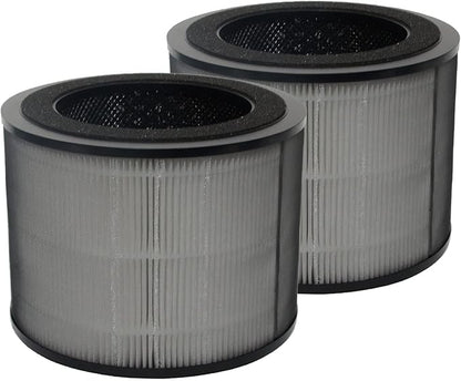 PUREBURG Replacement Filter Compatible with Dreo Macro Pro, Macro Pro S DR-HAP002 & Toshiba CAF-Z40US CAF-Z45US Air Purifiers,2-Pack H13 HEPA Air Clean VOCs