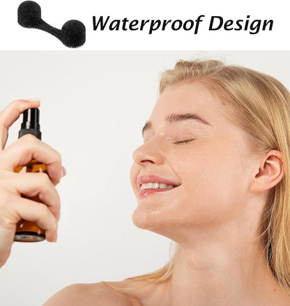 100Pcs Nasal Filters, Nose Plugs for Dust, Disposable Soft Sponge Nostril Filters for Allergies, Construction & Outdoor Activities, Black