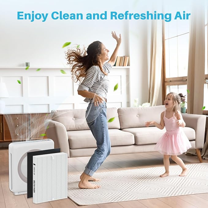 AP-1512HH Air Purifier Replacement Filter Set for Coway Airmega AP-1512HH and and Airmega 200M air Purifier, 2 HEPA and 4 Carbon Filters