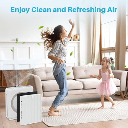 AP-1512HH Air Purifier Replacement Filter Set for Coway Airmega AP-1512HH and and Airmega 200M air Purifier, 2 HEPA and 4 Carbon Filters