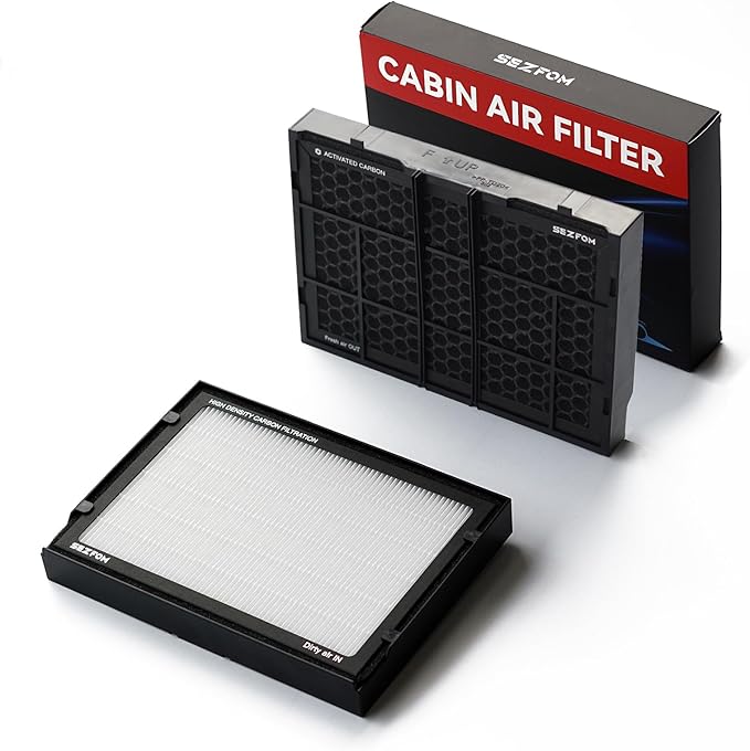 Cabin Air Filter for Toyota Tacoma Tundra Sequoia Land Cruiser(2022-2026) Lexus GX550 LS550 LX600 TX550(2024-2026),Dual layer Air Filter Replacement with Activated Carbon