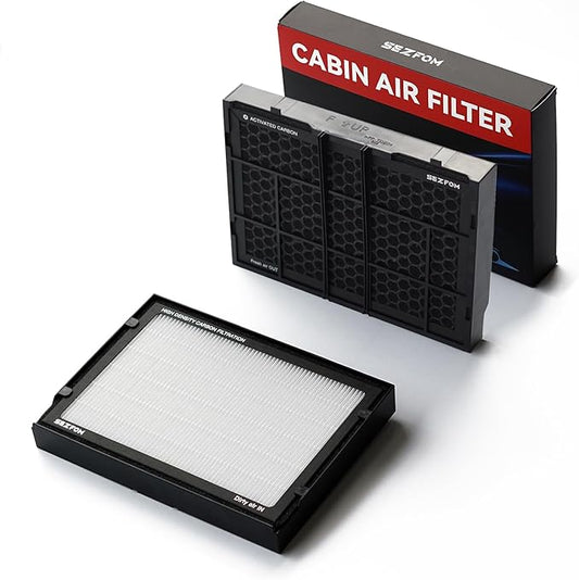 Cabin Air Filter for Toyota Tacoma Tundra Sequoia Land Cruiser(2022-2026) Lexus GX550 LS550 LX600 TX550(2024-2026),Dual layer Air Filter Replacement with Activated Carbon