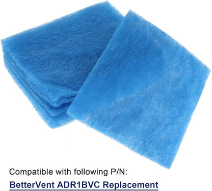 Dryer Filter Replacement Part - Compatible with Better Vent Indoor Dryer Vent (Pack of 12)