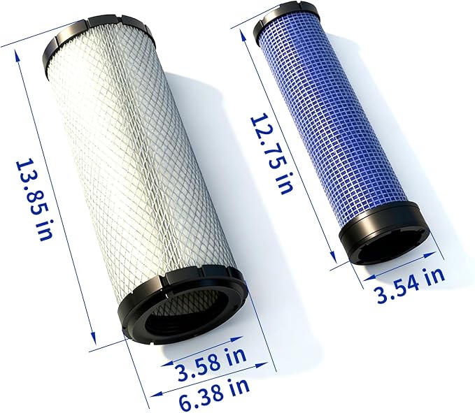 Air Filters Set for Donaldson P828889-P829333 Caterpillar Cat Backhoe 110-6326 -110-6331 Wix 46562-46569 John Deere AT171853-AT171854 Case & Baldwin 222421A1-222422A1 ﻿ ﻿