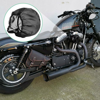 Joyzan Air Filter Protective Cover, Waterproof Universal Cold Intake Cleaner Socker Motorcycle Rain Sock Dustproof Protection Wrap Net Accessories Kit Uniform Micron High Flow Performance Black