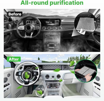 Engine+Cabin Air Filters Fit for 2013-2023 Mazda CX-5(2.0L/2.5L), 2014-2018 Mazda 3 (2.0L/2.5L), 2014-2020 Mazda 6 (2.5L) Engine Air Filter Replacement Air Filter Accessories# CF11811 CA11259