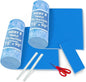 Air Vent Filters - Cut to Size Floor Vent Filters for home. MERV 8 Electrostatic Cut to Fit Roll Adhesive Hook Tape (100+ Filter) (MERV 8-12" x 90" 2 Pack)