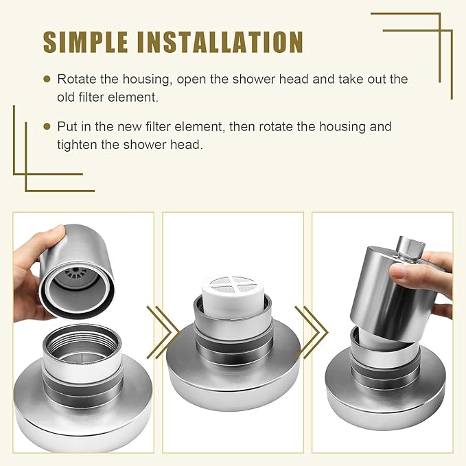 Replacement Cartridge Shower Filter for jolie shower head filter (1 pcs)
