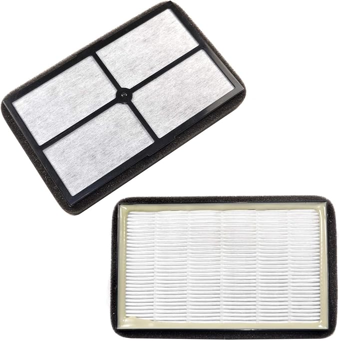 HQRP 2-pack Air Purifier Filter compatible with Black&Decker BXAP040 BXAP041 Table Top, parts BXFLTX FLT4010 Replacement