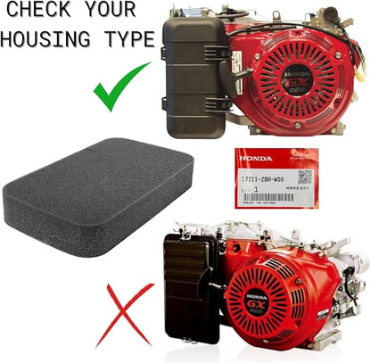 Genuine Tune Up Kit for Honda EB4000x EB5000 EB6500 EM4000sx EM4000sx EM5000sx EM6500sx with Air Filter 17211-ZBH-W00, Motor Oil 10W30 and Spark Plug 98079-55846 BPR5ES