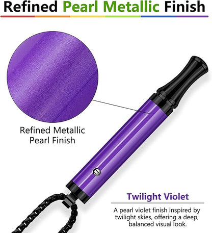 ASTOFLI Breathing Necklace for Anxiety Relief – Flavored Air Breathe Necklace, Breath Free Stress Relief Device with Flavor, Meditation Jewelry Gifts for Women and Men, Stainless Steel