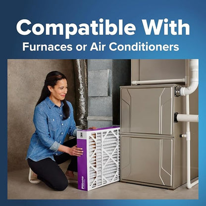 Filtrete 16x25x5 AC Furnace Air Filter, MPR 1550, MERV 12, Fits Honeywell & Trion AirBear, CERTIFIED Asthma & Allergy Friendly, Electrostatic Air Filter, 1-Pack (actual size 15.75 x 24.13 x 4.88)