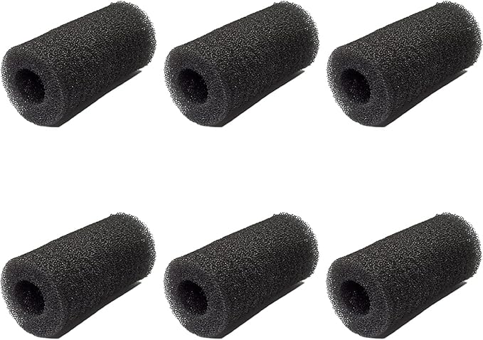 yuntop 6pcs Pre-Filter Sponge, Pre Filter Foam Sponge Roll for Aquarium Fish Tank (6 x 3.5cm /2.4x1.4 inch)