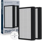 HATHASPACE HSP003 H13 True HEPA Filter Replacement, Dual-Stage Air Purifier Filter with Activated Carbon, Captures Dust, Smoke, Odors, VOCs, Easy to Install, Certified Replacement for HSP003, 1 Set