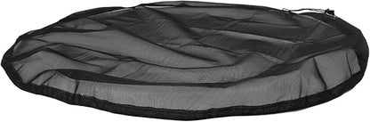 Rain Mesh Cover, Mesh Cover for Rain Barrels, Drawstring Leaf Filter Water Collection Buckets Tank Protector Outdoor Garden Net Screen to Keeps from Leaves and Debris (Dia