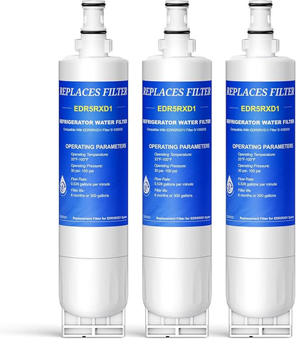 EDR5RXD1 Filter Compatible with EDR5RXD1, Filter 5, 4396508, 4392857, 4396510, 4392922, 8212491, 2203980, 3 Pack, By CHOPLO
