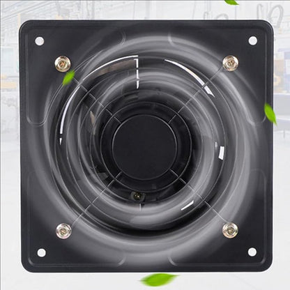6 inch, High Speed Explosion-Proof Garage Ventilation Fan 6-10 Inch 220V Low Noise Metal Bathroom Exhaust Smoke Fan for Home Use, Greenhouse Easy to Store