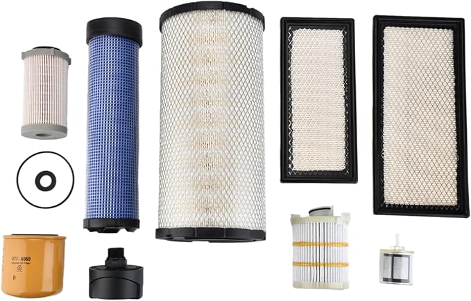 1000 Hours Maintenance Filter Kit 258-2829 265-6619 265-6618 421-5479 377-6969 416-5884 363-5819 110-6326 110-6331 Compatible with CAT 236D 242D 246D 259D 279D 289D 299D 299D2 262D 272D 272D2 257D