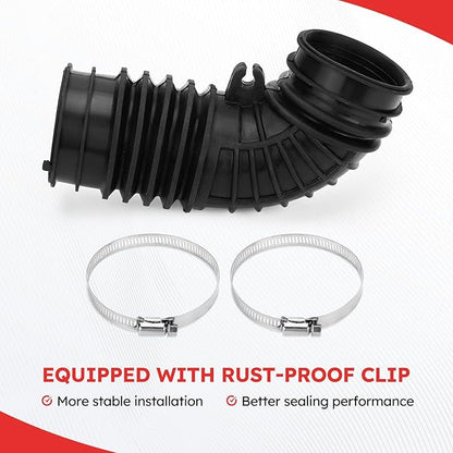 17228RWCA00 Engine Air Intake Hose Tube with Clamps for 2007-2012 Acura RDX 2.3L Replace# 17228-RWC-A00