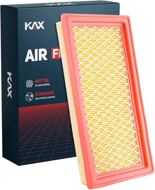 KAX Engine Air Filter, CA11215 Replacement for Versa 2012-2019, Micra 2015-2019, Versa Note 2014-2019 Advanced Air Filter Media, Increased Acceleration