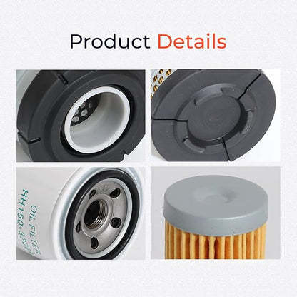 77700-05389 Kubota RTV Maintenance Filter Kit Compatible with Kubota RTV-X1140 RTV-X1100C RTV-X1120D Utility Vehicle Replaces HH150-32094 6A320-59930 HHK70-14070 1G319-11210 HHK32-16770