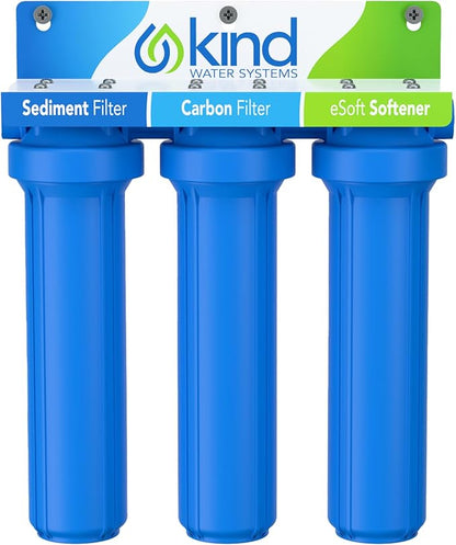 E-3000 Whole House Salt-Free Water Softener & Filter for City Water