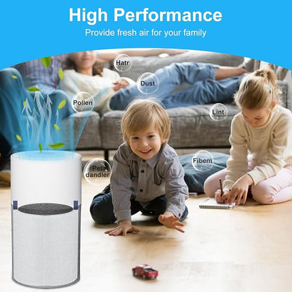 𝟓𝟏𝟏 replacement filter Compatible for Blueair Blue Pure 𝟓𝟏𝟏 Smart Machine, Efficient Particle Dust Pet Dander Filter& Pet Odor Smoke Activated Carbon Filter, 2 Pack(Not Fit for 𝟓𝟏𝟏 𝐀𝐮𝐭𝐨)