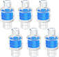 6 Pack HME Heat Moisture Exchanger/Exchange Filter in-Line Humidification Solution Unit Replacement for Z1, Z2, 22mm Diameter Tubing, Individually Sealed Packaging by Blutoget