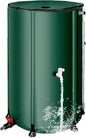 THUNDERBAY 100 Gallon Collapsible Rain Barrel, Portable Rain Barrels to Collect Rainwater from Gutter, Rainwater Collection System, Water Storage Tank Catcher Container with Filter Spigot