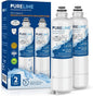 Pureline Replacement for Bosch® Ultra Clarity® Pro Water Filter, BORPLFTR50, 11025825, BORPLFTR55, 12028325, 11032531, 12033030, B36CT80SNS, B36CL80ENS, WFC100MF Refrigerator Water Filter (2 Pack)
