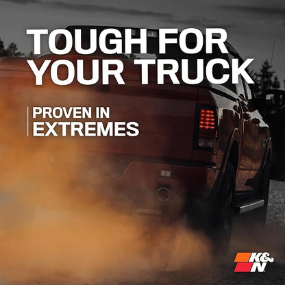 K&N High-Flow Original Lifetime Engine Air Filter: High Performance, Premium, Washable, Replacement Filter: Compatible with 2021 Ford Bronco, E-0634