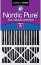 Nordic Pure 16x25x5 (Actual Size: 15 3/4 x 24 3/4 x 4 3/8) Honeywell Replacement Air Filters MERV 8 Plus Carbon 1 Pack