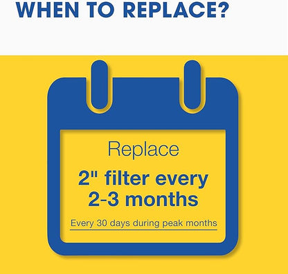 Aerostar 16x25x2 MERV 13-6 Count - Pleated Furnace & Air Conditioner Filters - Removes Bacteria, Dust, Cold & Flu Germs, Lint, Mold, Pet Dander, Allergy-Causing Pollen, Smog, Smoke & Viruses