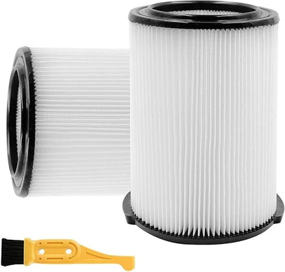 2-Pack VF4000 Replacement Filter for Rigid 72947 Standard Wet dry Vac 5 to 20 Gallon 6-9 Gal Husky Vacuum Compatible WD5500 WD0671 RV2400A RV2600B Vac
