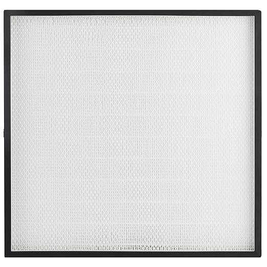 Fan Filter Unit Laminar-Flow-Hood Yzzwer - FFU HEPA Filters for Class 100/ISO 5 Cleanliness Clean Room Mycology and Mushroom Room Work 22.6" x 22.6" (HEPA Filter)