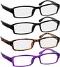 TruVision Readers Reading Glasses, Comfort Spring Hinges for Men and Women, 9501HP