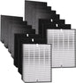 2000 Replacement Filters Compatible with Air Doctor AD2000 & AD2000i Air Purifiers, Includes 2 Efficiency Filter, 4 Carbon Filters & 8 Pre-Filters, Compare to Part # ADF2001 ADF2002 ADF2003
