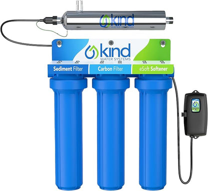 E-3000UV Whole House Salt-Free Water Softener & Filter Combo with UV