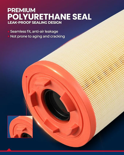 KAX Engine Air Filter, CA11950 Replacement for Ram ProMaster 2500 2014-2022, Ram ProMaster 1500 2014-2022, Ram ProMaster 3500 2014-2022