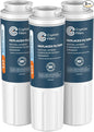 Crystala Filters UKF8001 Compatible with Everydrop Filter 4, EDR4RXD1, Whirlpool Refrigerator Water Filter 4, 4396395, Maytag UKF8001, WHR4RXD1, KAD4RXD1, 46-9006, Puriclean II, PH21500, Pack of 3