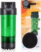 Fluidized Moving Bed Filter Bubble Bio Media Reactor for Aquarium Fish Tank with Air Stone and Sponge Filter