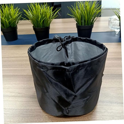 2-Pack Grow Tent Vent Covers Drawstring and Fixed Buckle 20x16.5cm Oxford Cloth Dust Protection for Plant Grow Tents