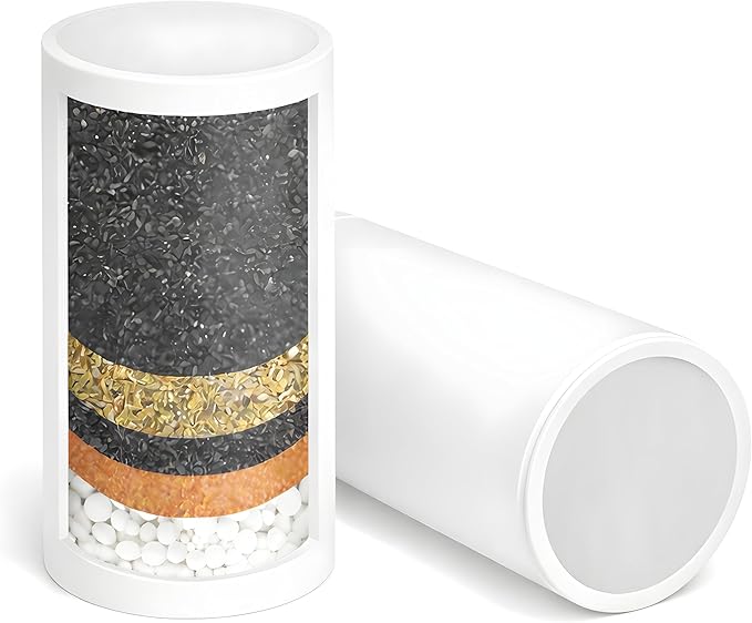Crystal Quest Faucet Mount Filter Cartridge – Advanced Multi-Stage Filtration for Chlorine, Heavy Metals, VOCs, & More 6-12 Months Lifespan, Easy Tool-Free Installation [Pack of 2]