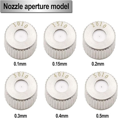 Haueeschoen 80pcs Brass Misting Nozzle Kit for Cooling System, High Pressure 3/16" Threaded Mister Nozzles, Anti-drip Fogging Spray Head for Landscaping, Air Humidification, Spraying Disinfection