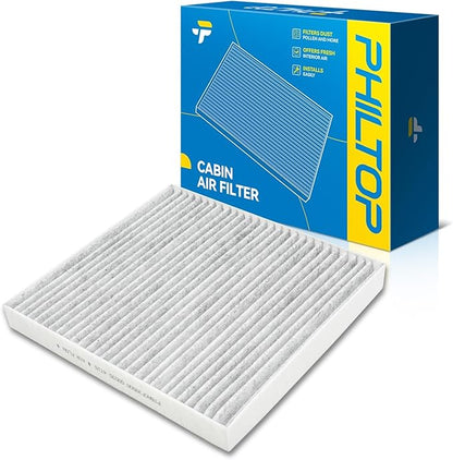 PHILTOP Cabin Air Filter, Replacement for CF10372, 2003-2008 6, Premium Cabin Filter with Activated Carbon Filter