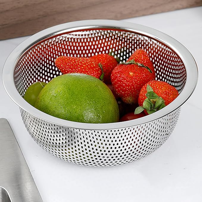Stainless Steel Sink Faucet Hanging Organizers Strainer Basket for Effective Wet Dry Sorting and Produce Preparation Compacts Kitchen Garbage Strainer