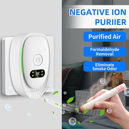 2026 Upgraded Plug in Air Purifiers for Home Air Ionizers for Dust Mites,Smoke & Pet Odor,Silent Ionizer Air Cleaners & Room Deodorizer Plug in,Dust Mite Killer for Bedroom,Office,Kitchen,6 Pack