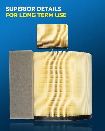 PHILTOP Engine Air Filter, Fit For Ford F250 F350 F450 F550 Super Duty 2017-2019 6.7L V8 Powerstroke Diesel, Replaces FA1927, HC3Z9601A, HC349601AF, PA8219, CA12182