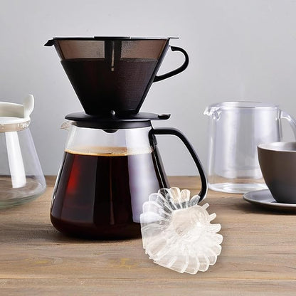 Portable Coffee Filter Paper Holder for Precise Filtration Lightweight Coffee Maker Accessory for Home Office Travel and Washable